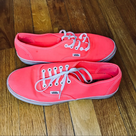 coral slip on shoes